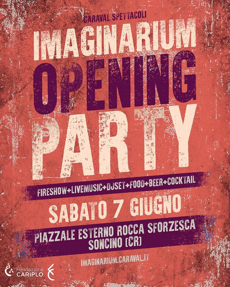 IMAGINARIUM Opening Party: una notte di musica, luci e incontri