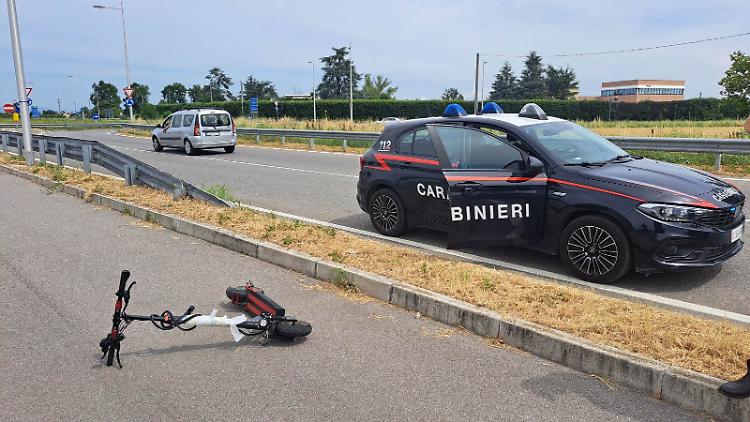 Travolto da un monopattino, grave ciclista di Vailate