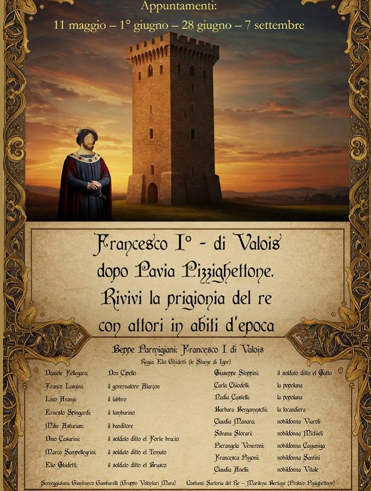 Francesco I, Re di Francia - Teatro itinerante