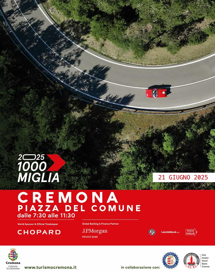 Mille Miglia - Edizione 2025 di passaggio per Cremona
