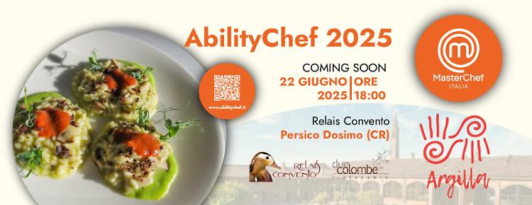 Argilla e MasterChef Italia presentano Ability Chef 2025
