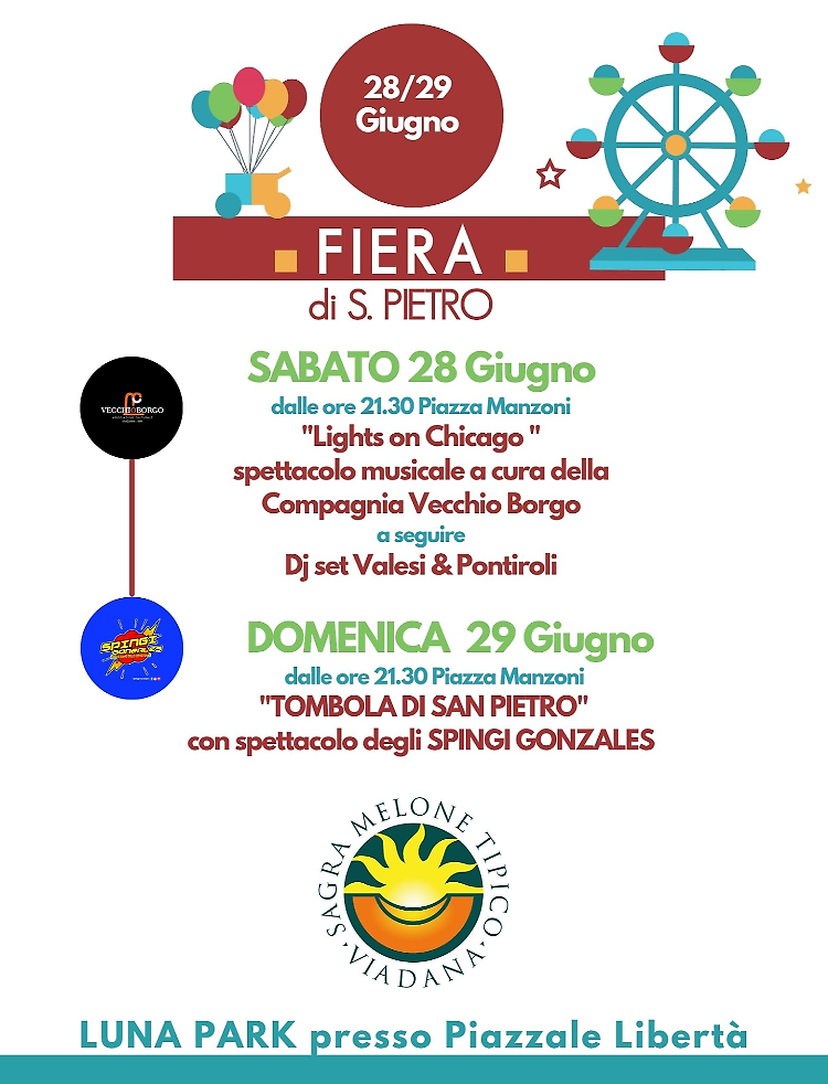 Le lunghe notti di San Pietro: Fiera & Sagra del Melone