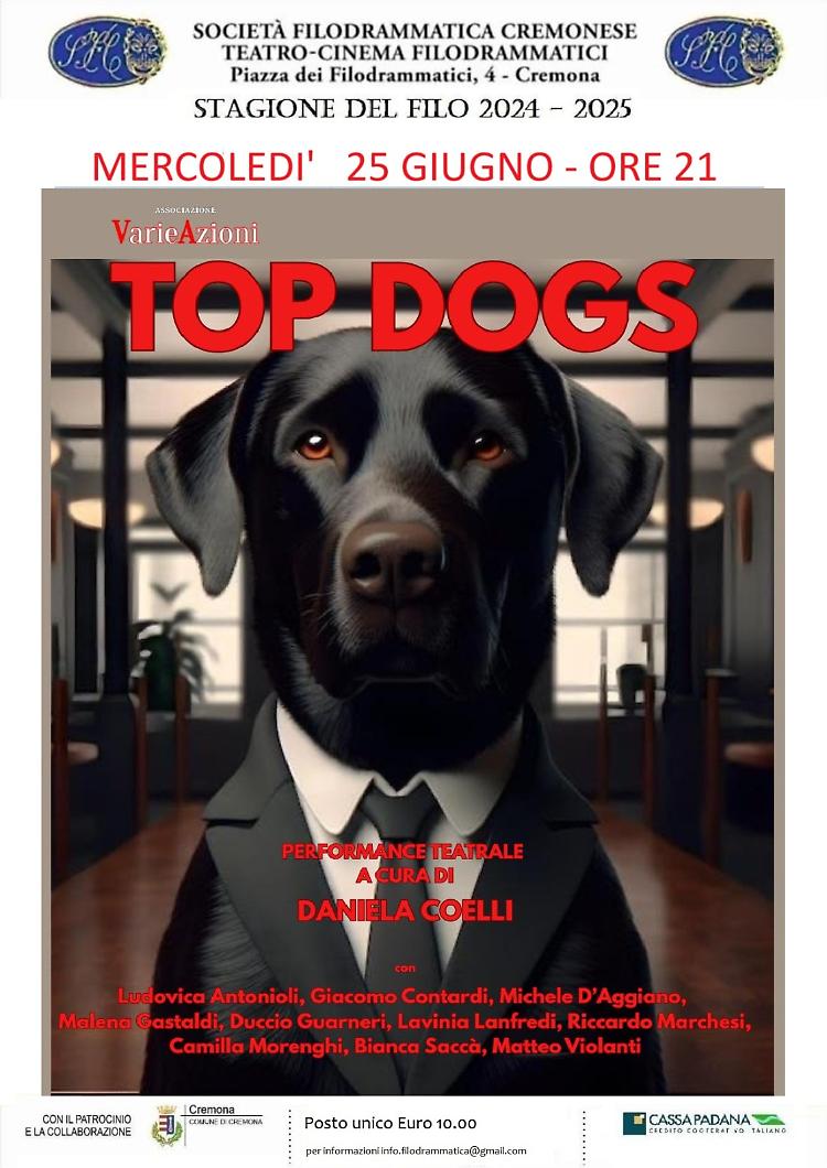 Spettacolo "Top Dogs" da Urs Widmer