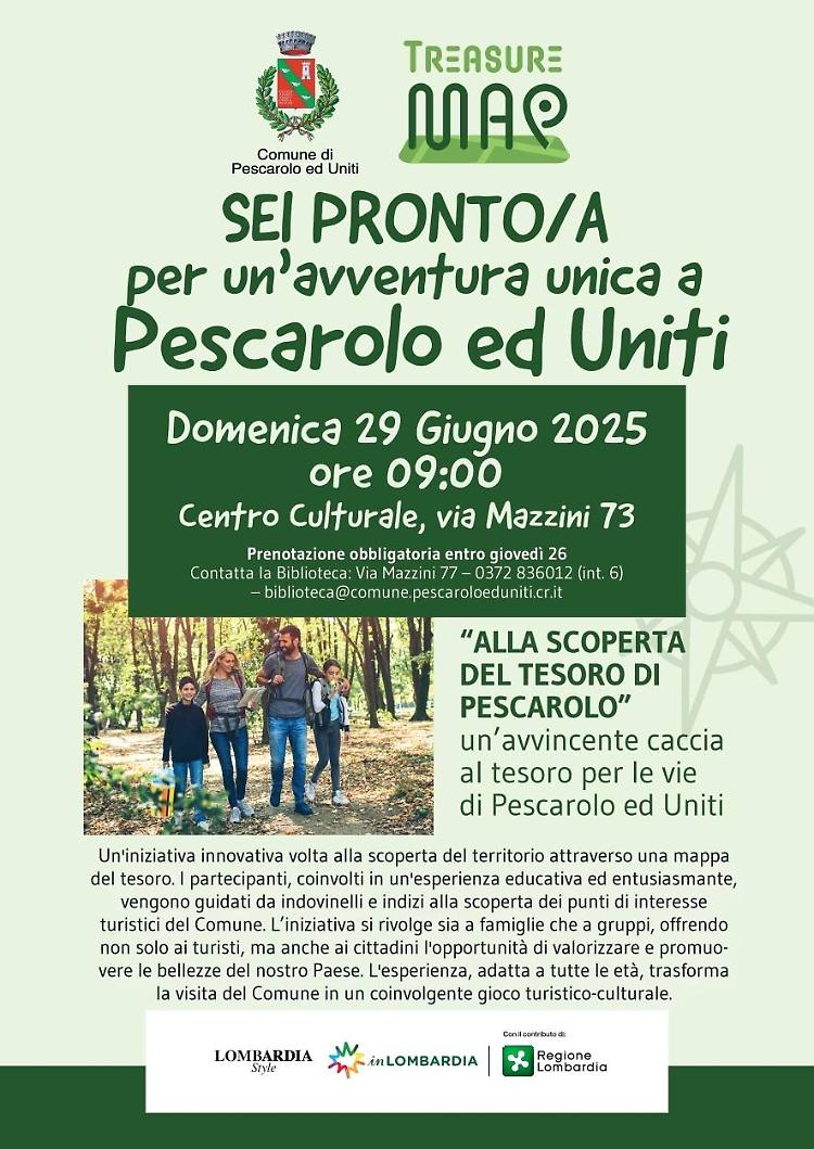 Alla scoperta dei tesori di Pescarolo: Caccia al tesoro