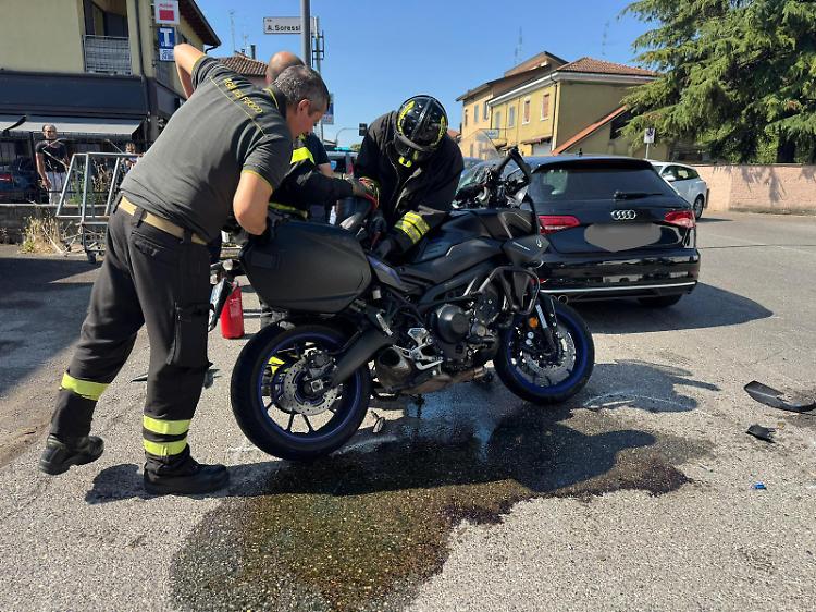 Schianto sulla Statale 45, ferito motociclista cremonese