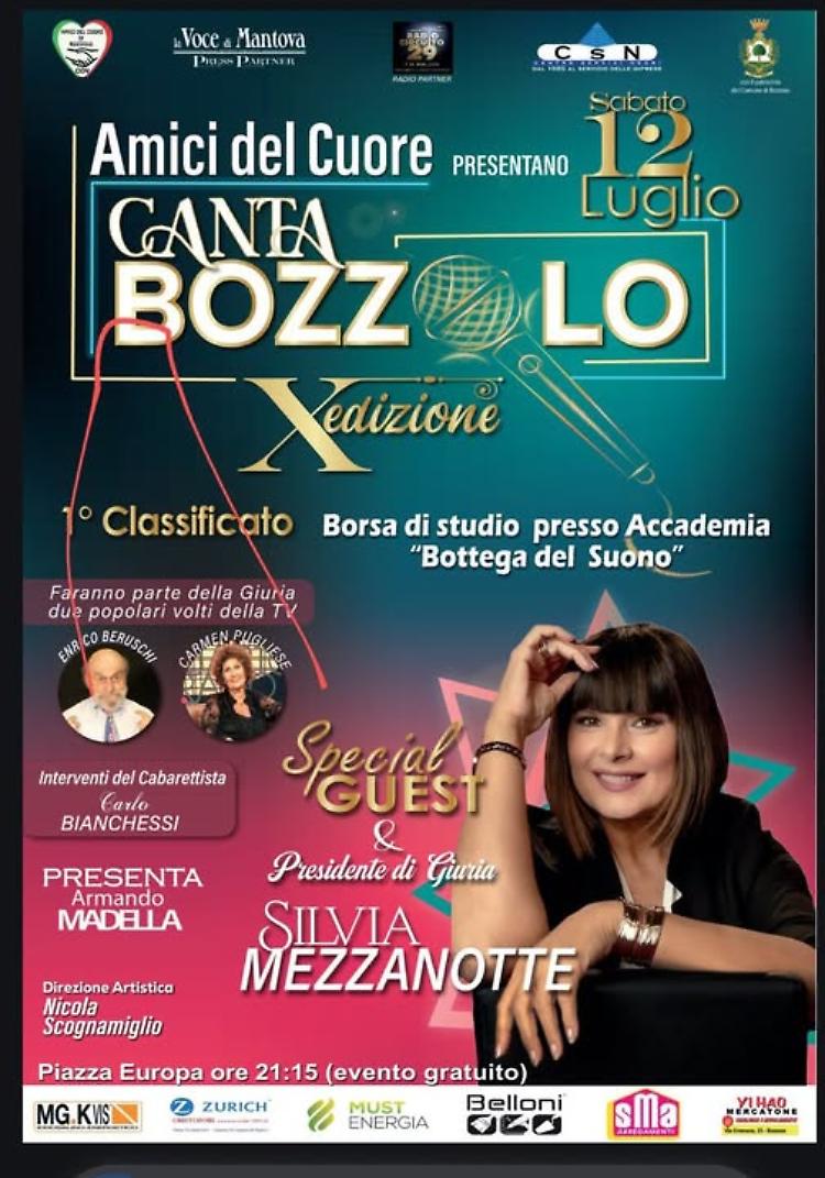 Canta Bozzolo X edizione del concorso canoro