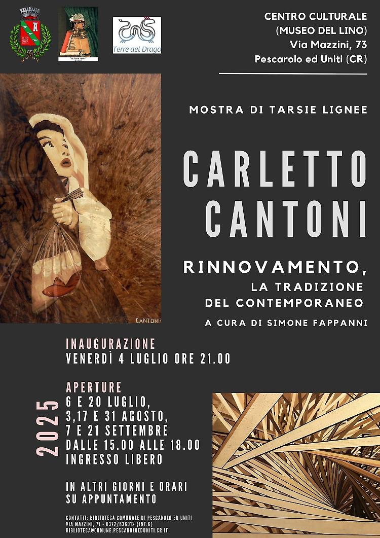 "Rinnovamento" le tarsie lignee di Cantoni