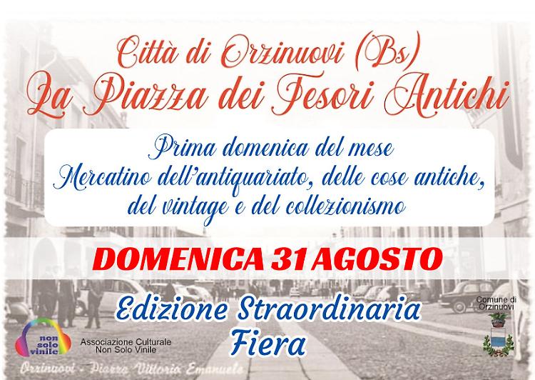 La Piazza dei Tesori Antichi - Edizione straordinaria