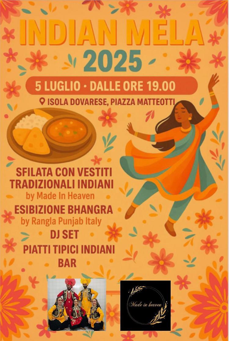 Indian Mela - Serata indiana: LuDiLuglio Isolano