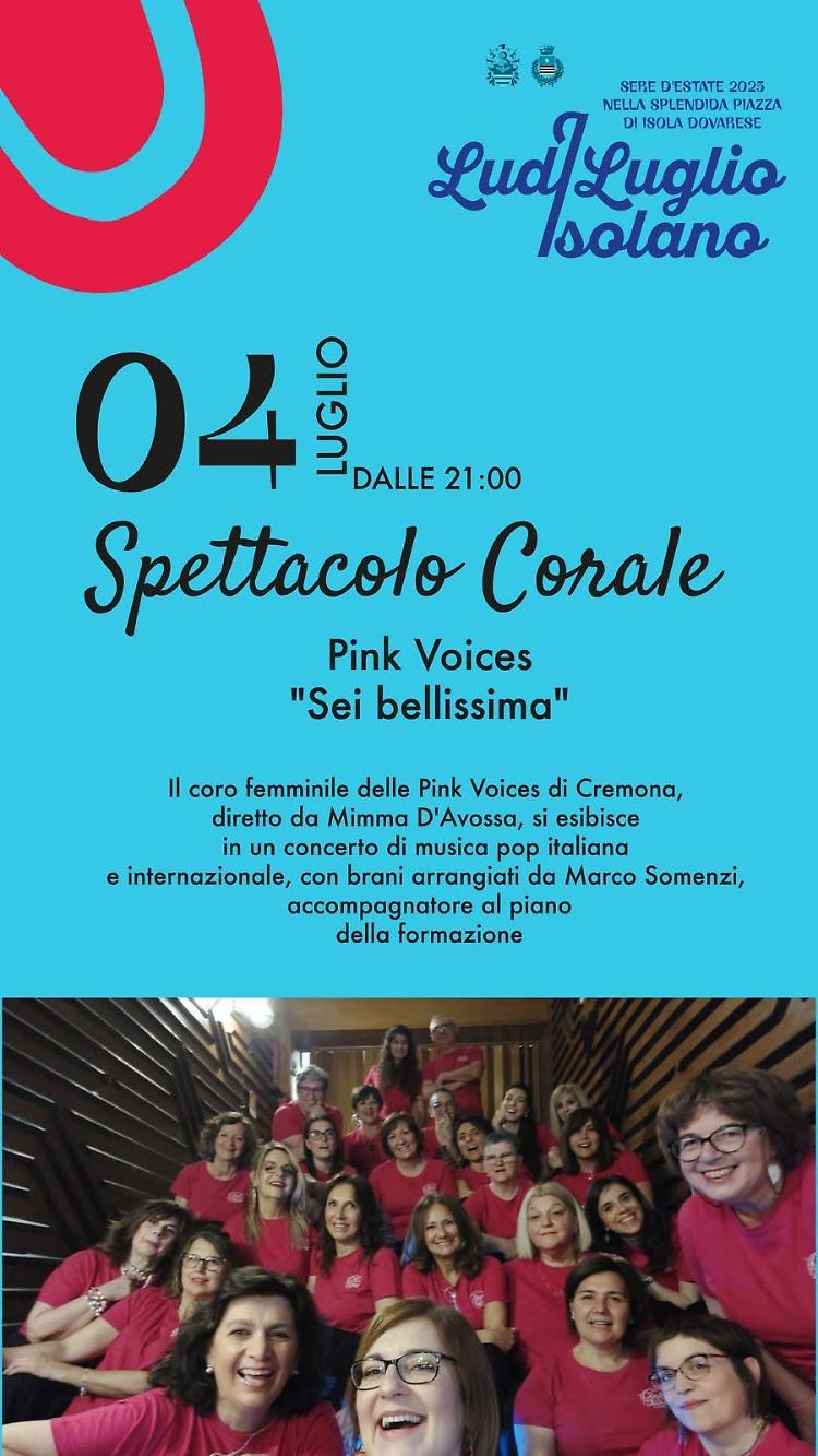 Le Pink Voices in "Sei bellissima" 