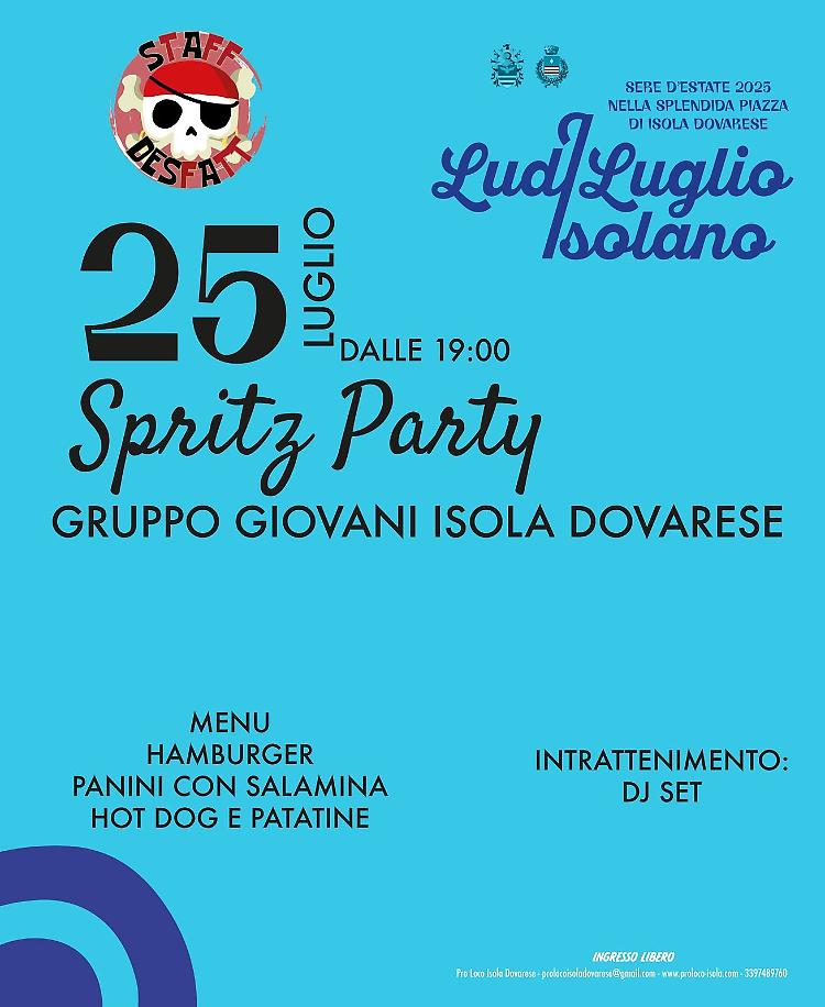 LuDiLuglio Isolano: Spritz Party