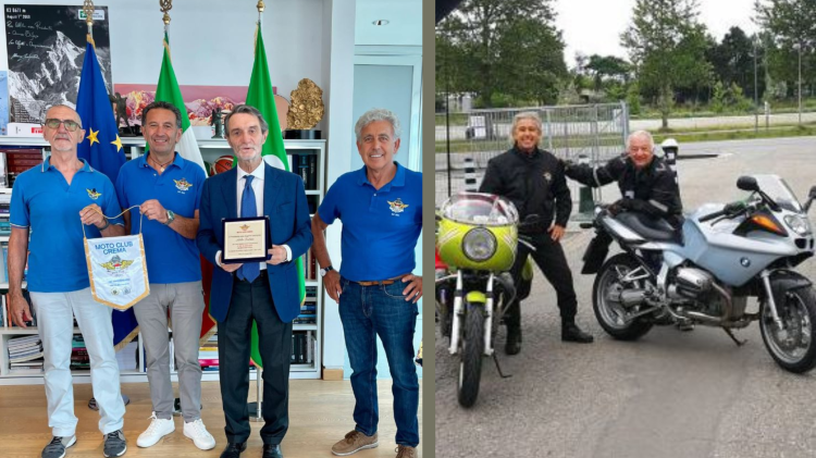 In moto fino in Norvegia: la passione non ha età