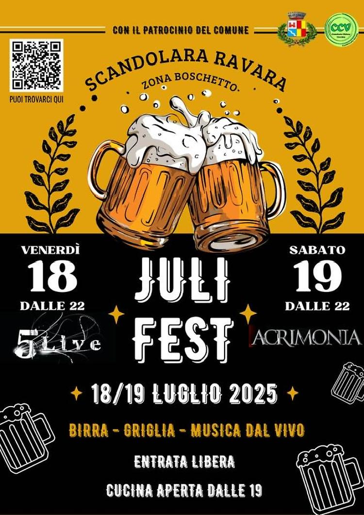 July Fest 2025: birra, griglia, musica dal vivo