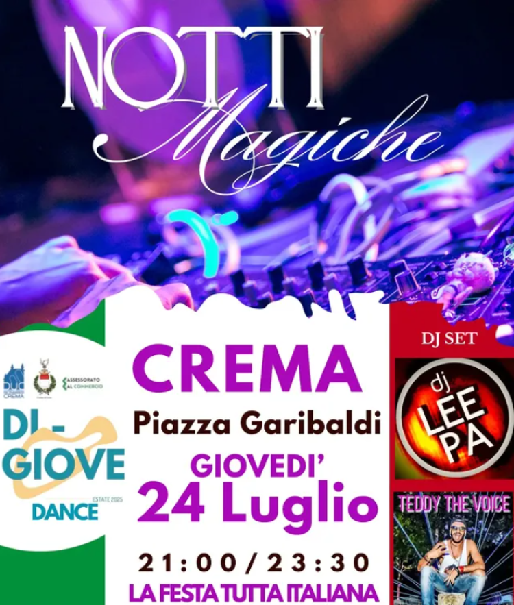 Di Giove Dance – Notti Magiche: la festa tutta italiana