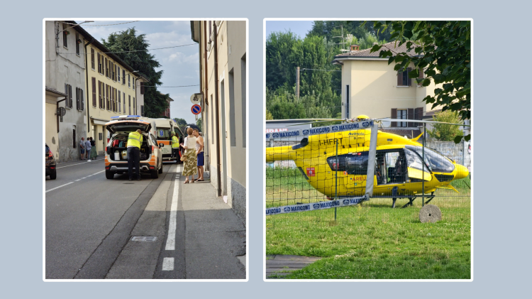 Anziana travolta: elitrasportata in ospedale