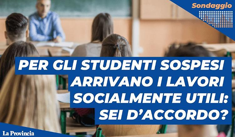 Scuola, stop alle sospensioni tradizionali: siete d’accordo con la nuova riforma?