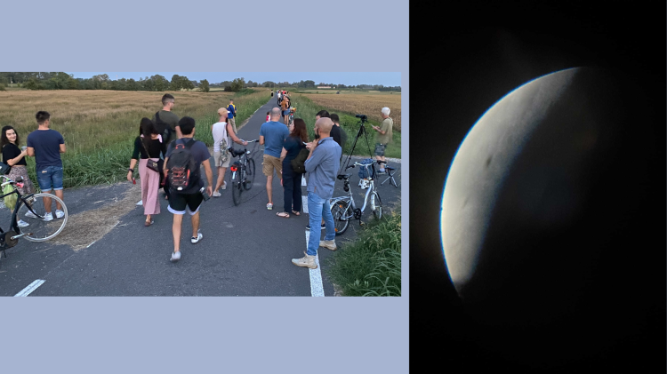 Eclissi, ma la foschia nasconde la luna rossa