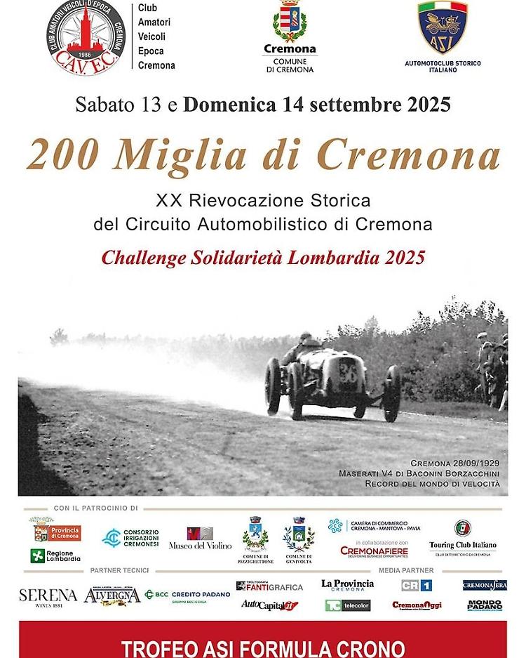 200 Miglia di Cremona 2025