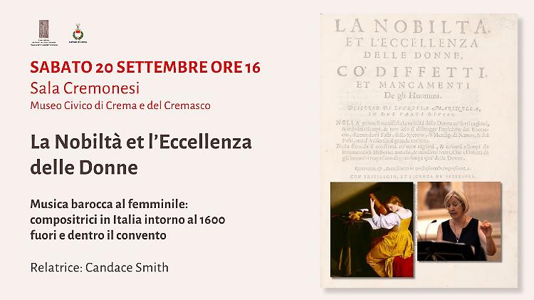 Candace Smith “La Nobiltà et l’Eccellenza delle Donne”