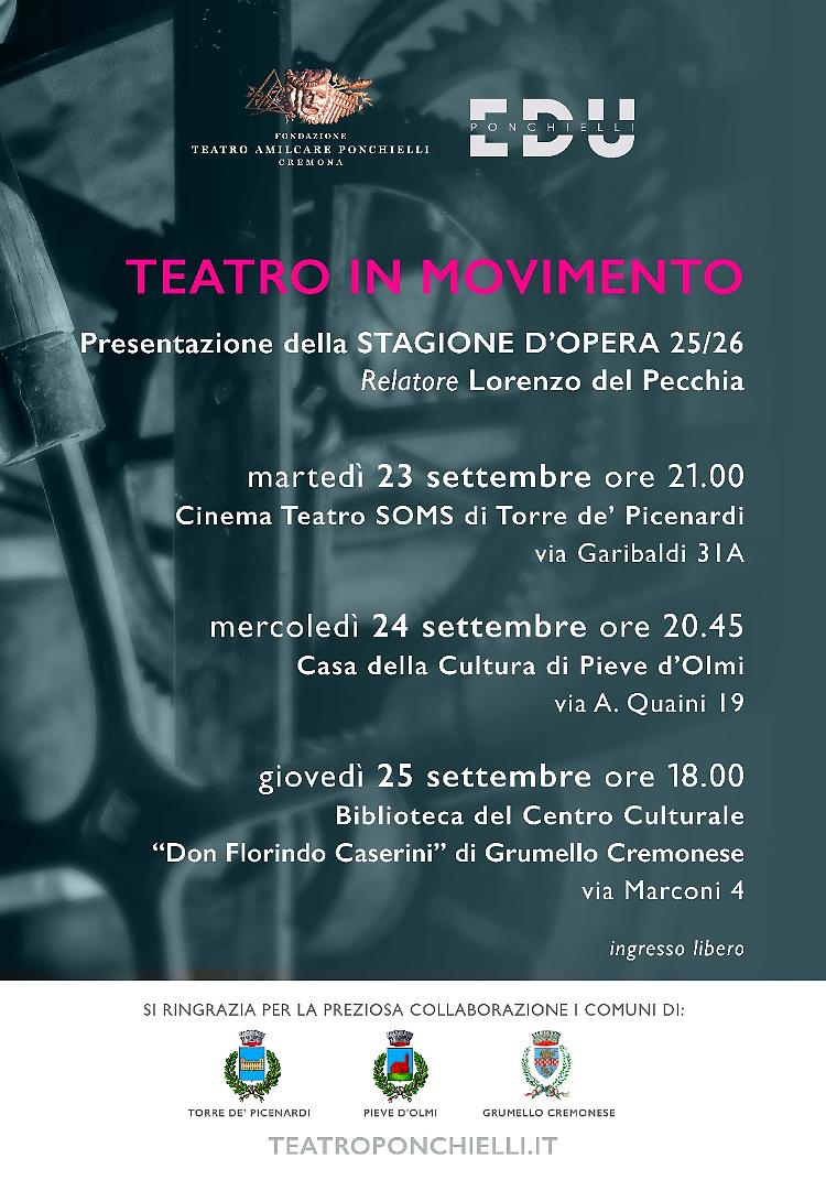 Teatro in Movimento: 3 serate con il Ponchielli