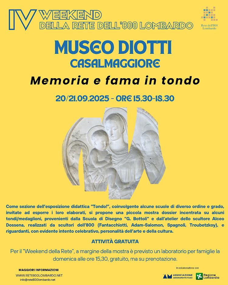 "Memoria e fama in tondo" mostra e laboratorio