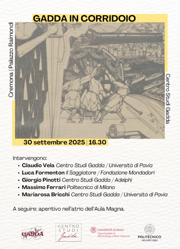 Incontro 'Gadda in Corridoio' 