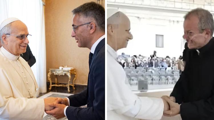 Salini e don Roncali dal Papa: «Una lezione di vita»