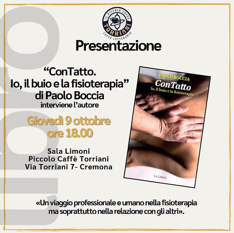 Presentazione del libro "ConTatto - Io, il buio e la fisioterapia"