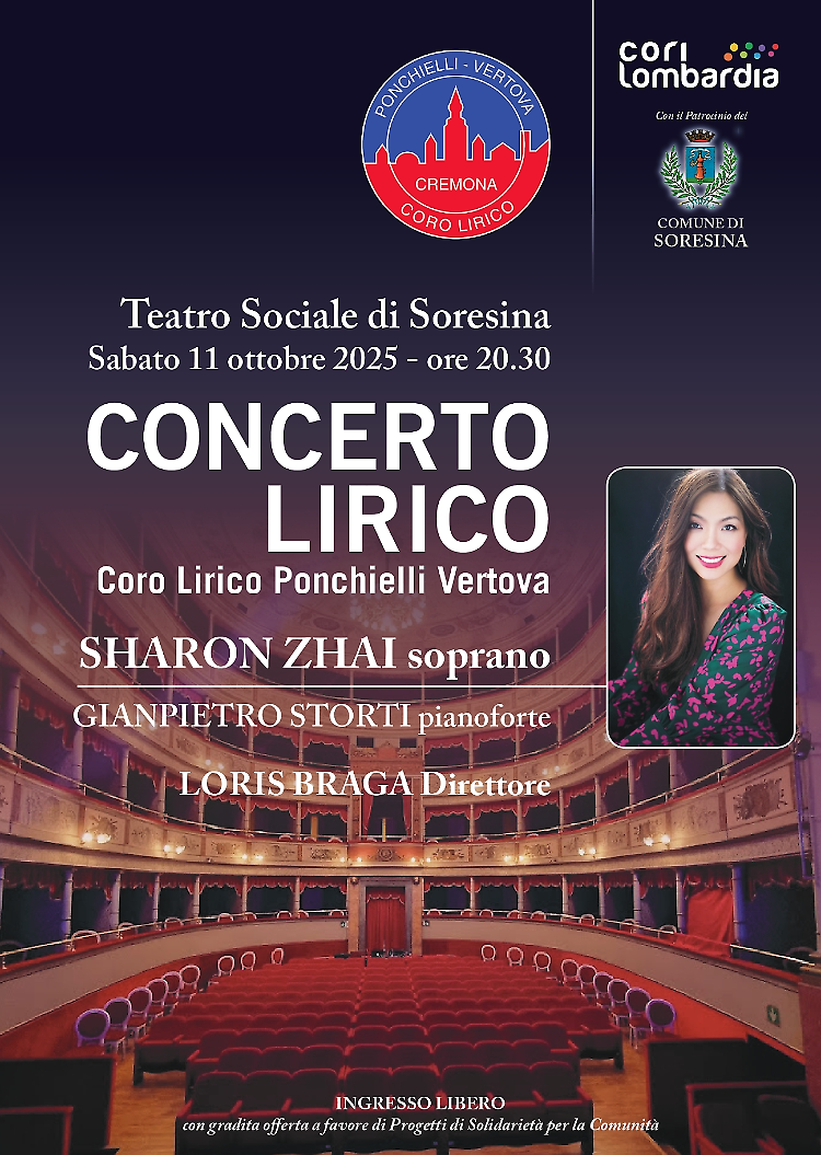 Concerto del Coro Lirico Ponchielli Vertova con Sharon Zhai