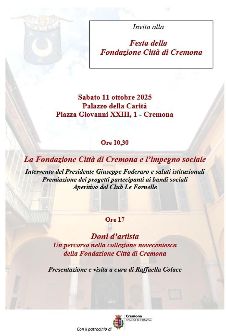 Festa delle Fondazione Città di Cremona