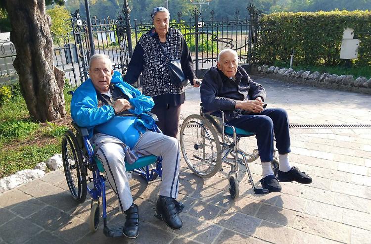 I fratelli Pari insieme nella Rsa intitolata al papà Bruno
