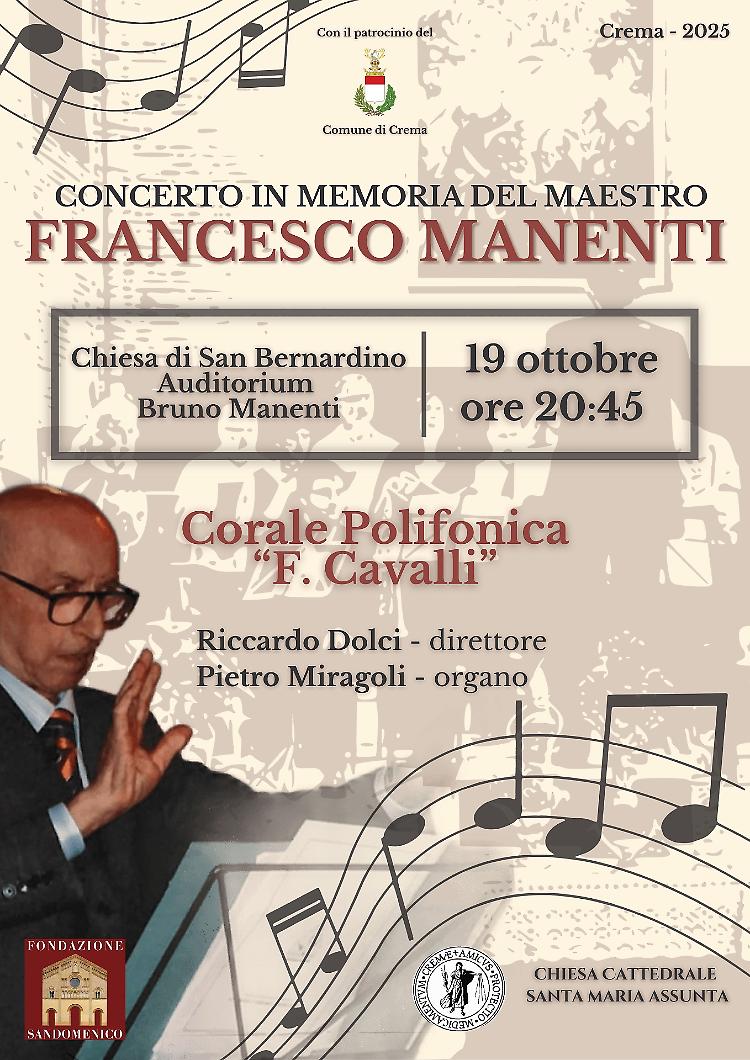 Concerto in ricordo del Maestro Francesco Manenti