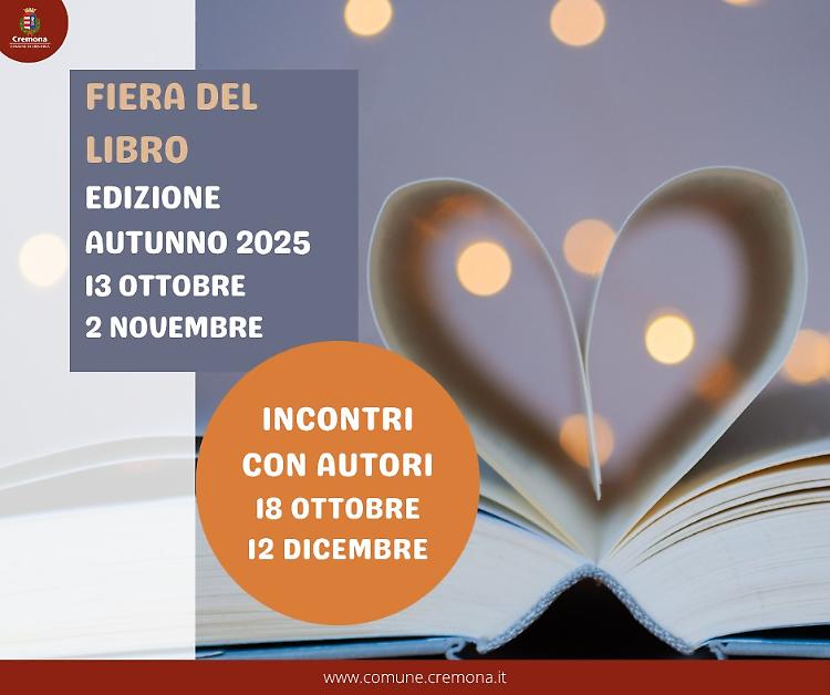 Fiera autunnale del libro: bancarelle ed incontri
