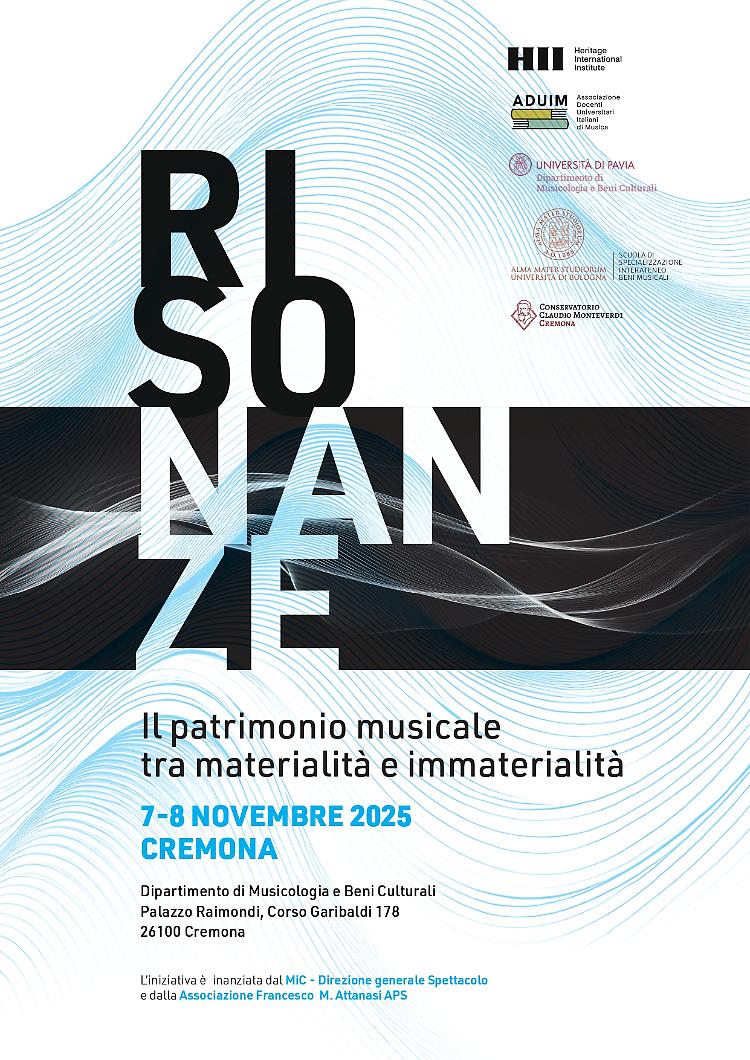 Risonanze. Il patrimonio musicale tra materialità e immaterialità