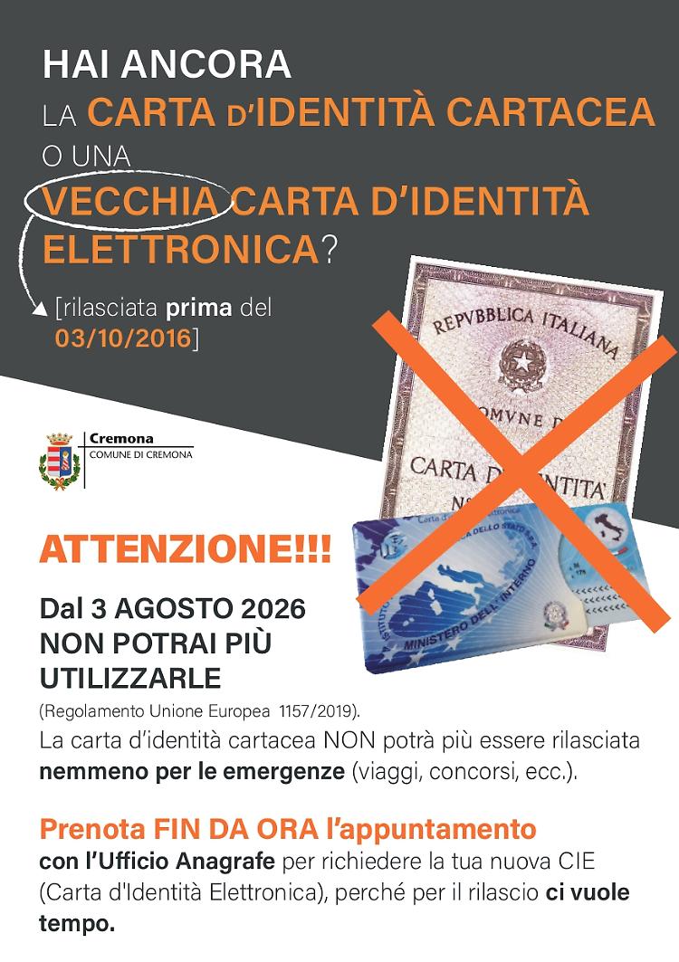 Addio alla carta d’identità cartacea: dal 3 agosto 2026 servirà solo la CIE