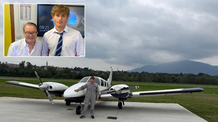 Dal borgo al cielo, Mario spicca il volo: a 22 anni è già pilota professionista