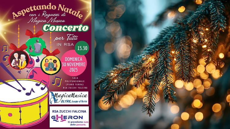 MagicaMusica porta il Natale in note alla Rsa Zucchi Falcina