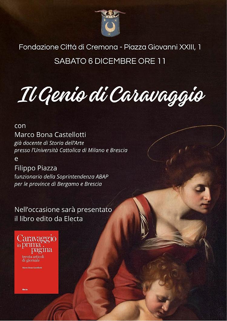 Incontro: "Il Genio di Caravaggio" con Marco Bona Castellotti 