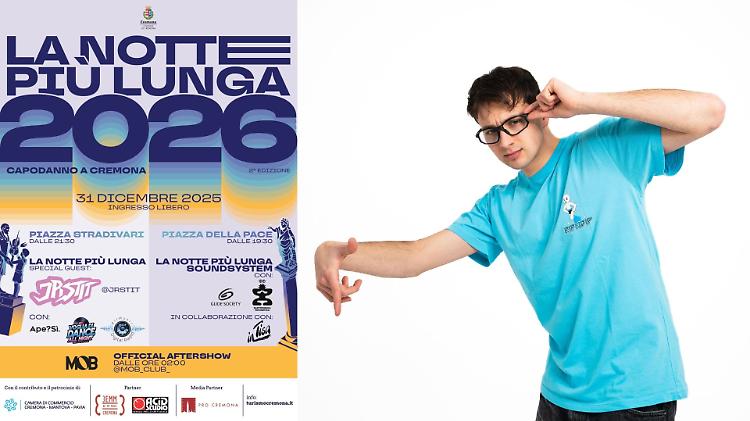 Capodanno in centro, il benvenuto all'anno nuovo con JRSTIT 