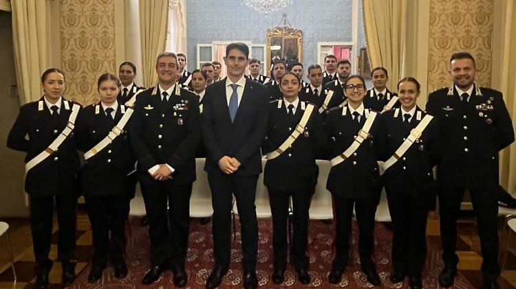 Il saluto del prefetto ai nuovi carabinieri del comando provinciale