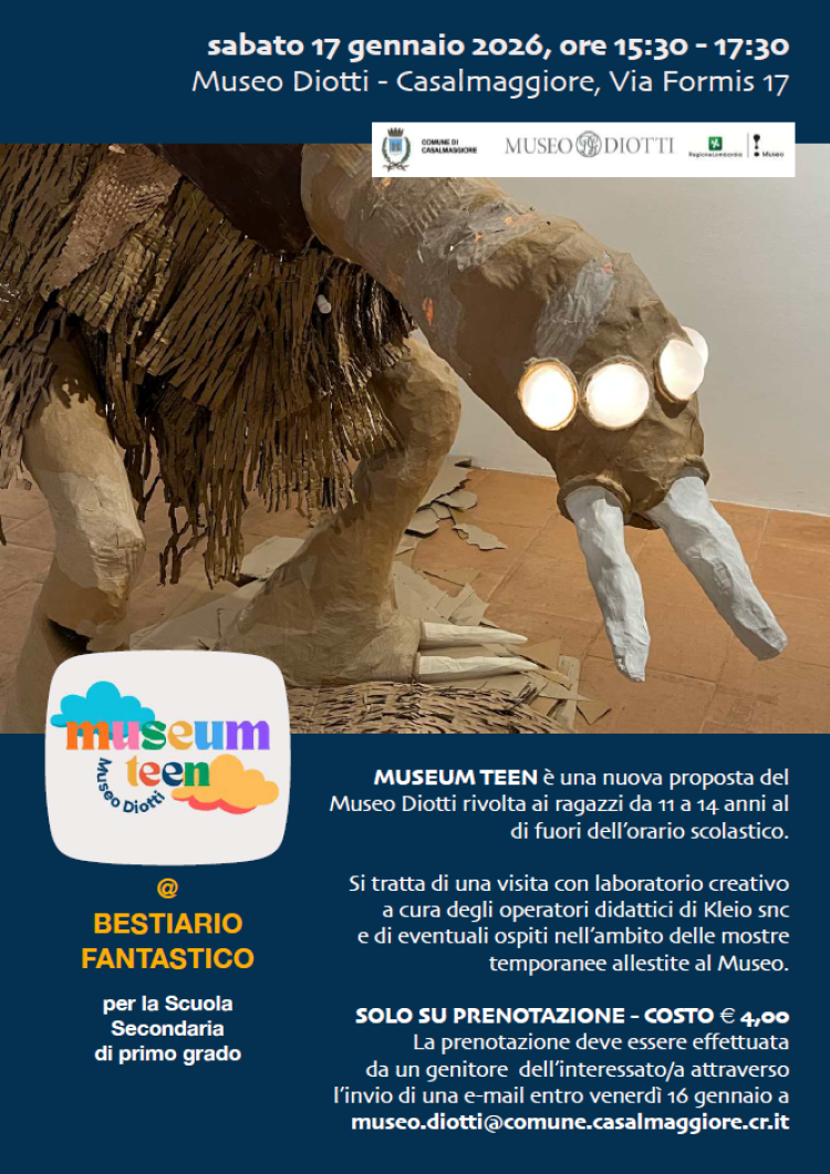 Museum Teen: Bestiario fantastico. Attivit&agrave; per ragazzi