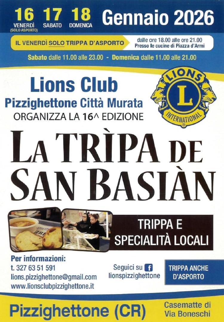 16^ edizione de "La Tripa de San Basian'"