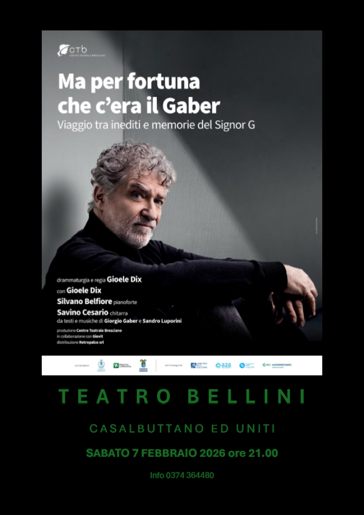 Gioele Dix "Ma per fortuna che c'era il Gaber"