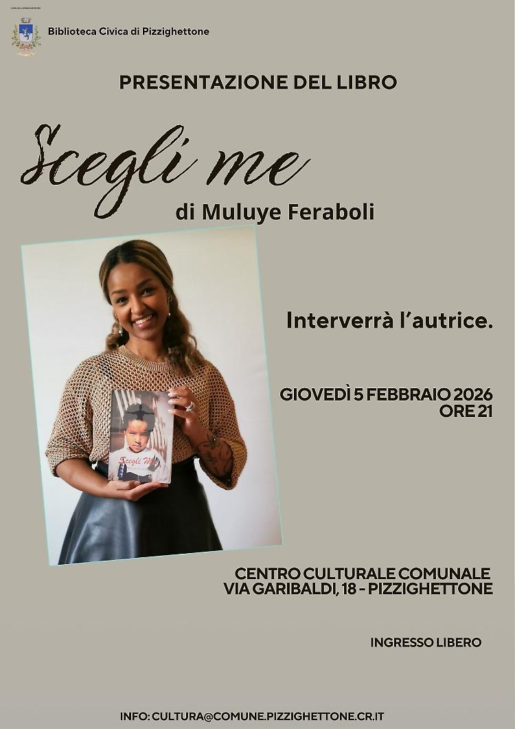 Presentazione del libro "Scegli me" di Muluye Feraboli