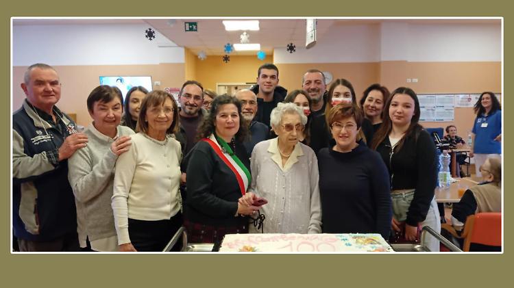 Maria Ferrari compie 100 anni: festa in Rsa