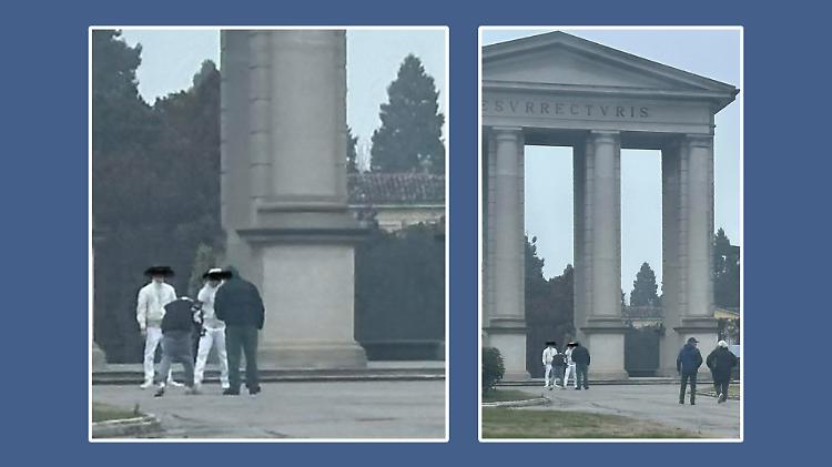 Rap &lsquo;da maranza&rsquo; all&rsquo;ingresso del cimitero