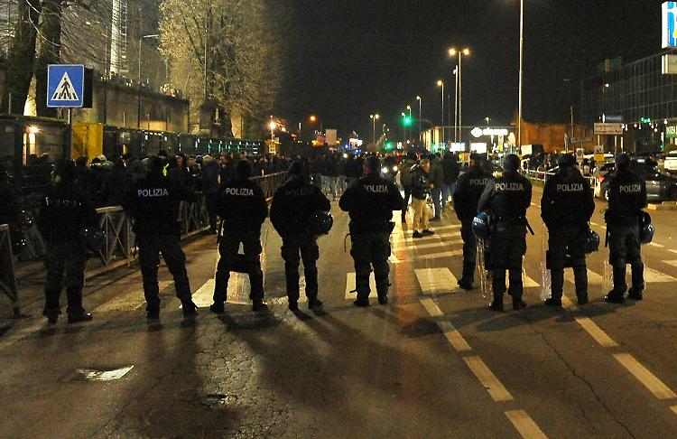 Serata solo di calcio nella citt&agrave; &lsquo;blindata&rsquo;