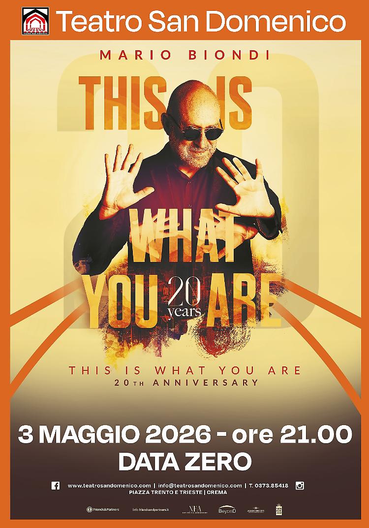 Mario Biondi: This is what you are 20th anniversary
