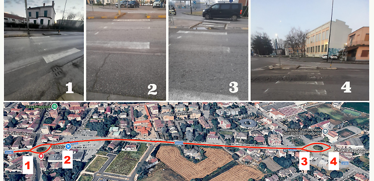 &laquo;Strisce poco visibili, cos&igrave; l&rsquo;Asolana &egrave; pericolosa&raquo;