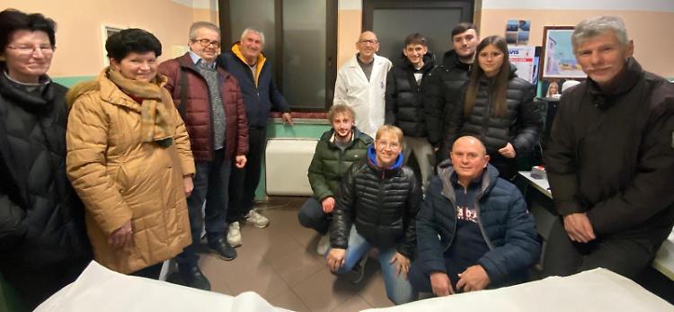 L&rsquo;ambulatorio riscaldato dai volontari
